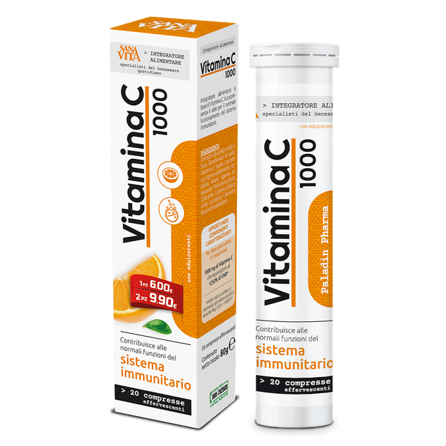 Sanavita Vitamine C Effervescente – 20 comprimés