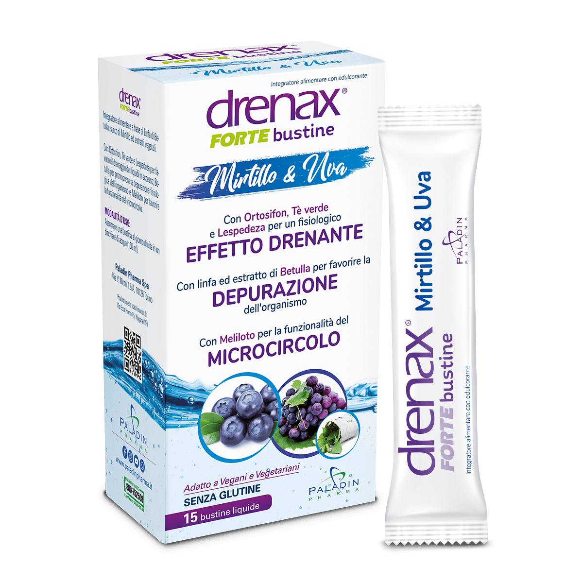 Drenax Forte Myrtille – 15 sachets