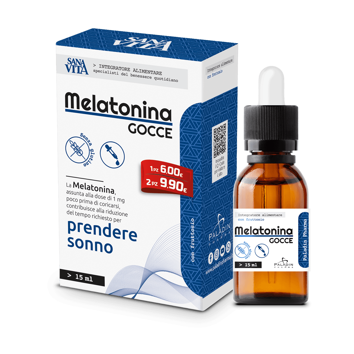 Sanavita Melatonin Gouttes – 15 ml