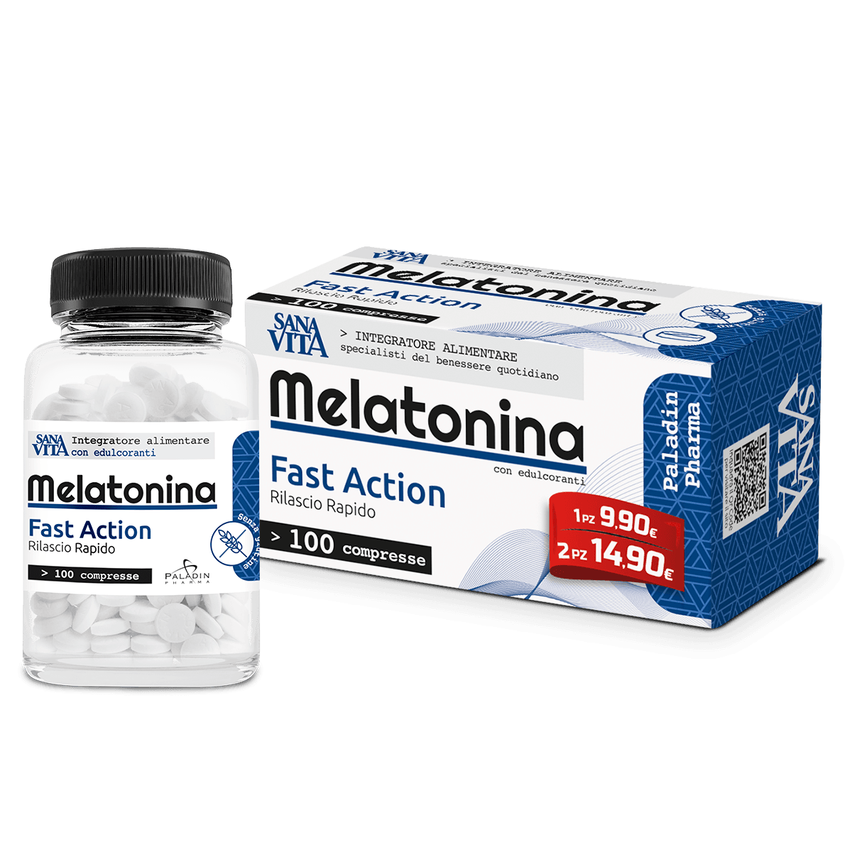 Sanavita Melatonin – 100 comprimés