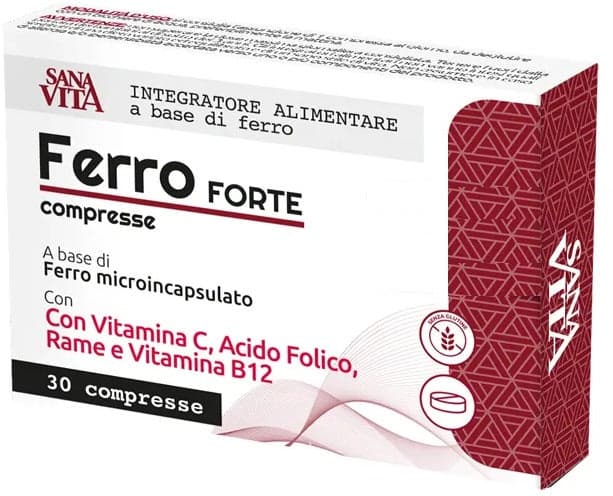 Sanavita Ferro Forte – 30 comprimés