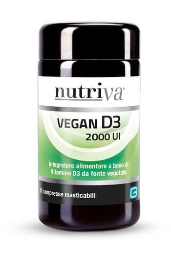 Nutriva Vegan D3 – 60 comprimés de 2000 UI