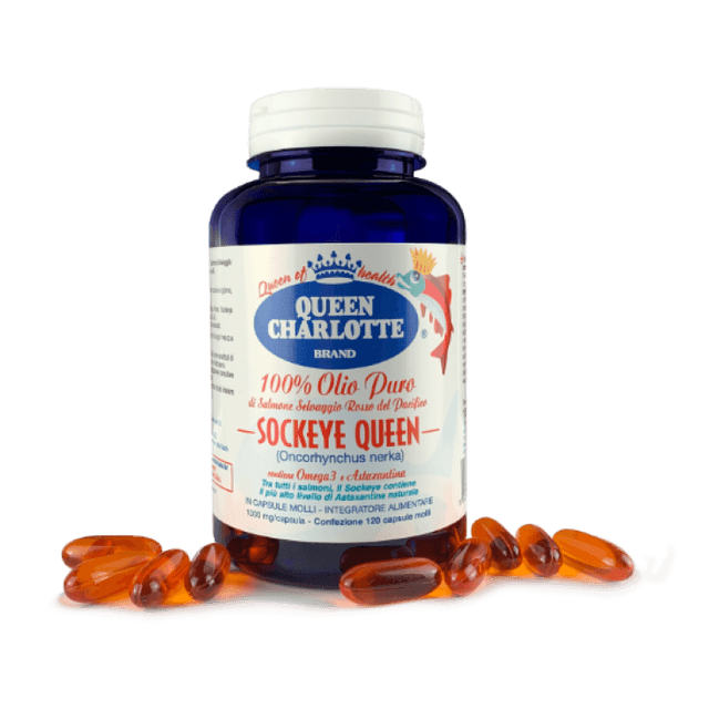 Oméga-3 EPA et DHA – 120 Gélules | Huile de Saumon Pur Rouge