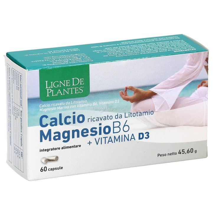 Calcium Magnesium B6 + Vitamin D3 – 60 gélules