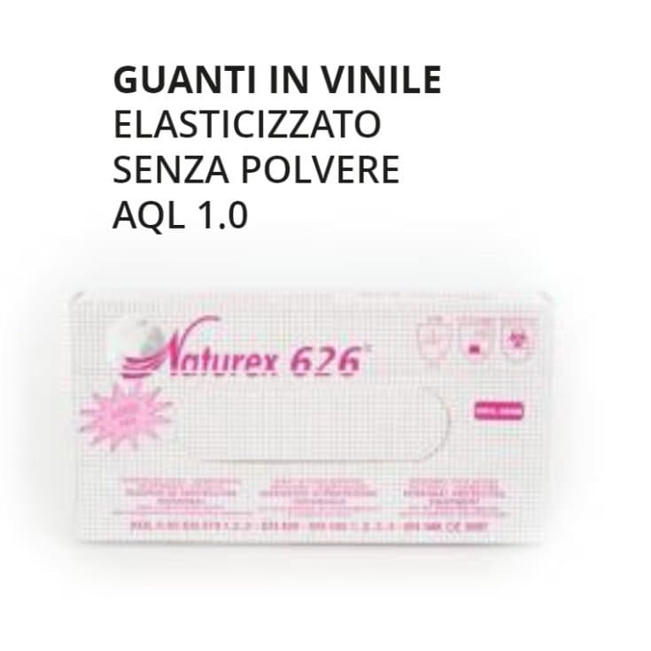 Gants Vinyle Gammad M – Boîte de 100