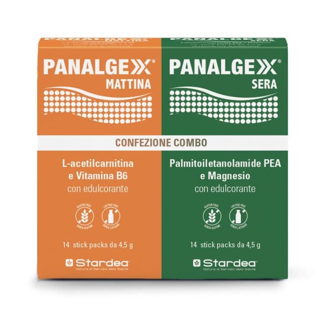 L-carnitine + Vitamine B6 – Pack Combiné | Panalgexx Mattina+Sera