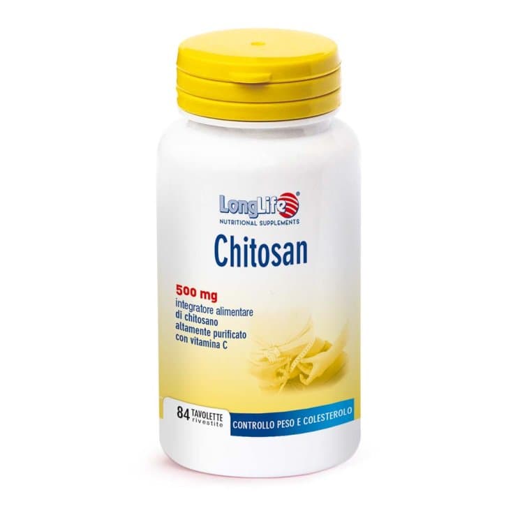 Chitosan 84 Tabletten à 500 mg – Longlife Nahrungsergänzung