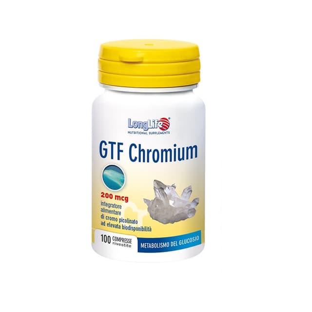 Longlife GTF Chromium – 100 comprimés