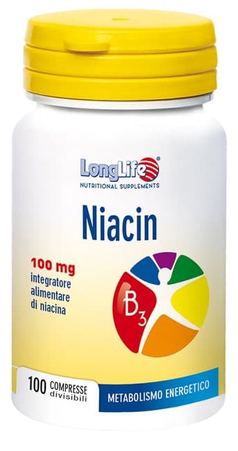 Long Life Niacin – 100 comprimés