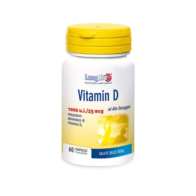 Vitamine D3 – 60 comprimés | Longlife Vitamin D 1000