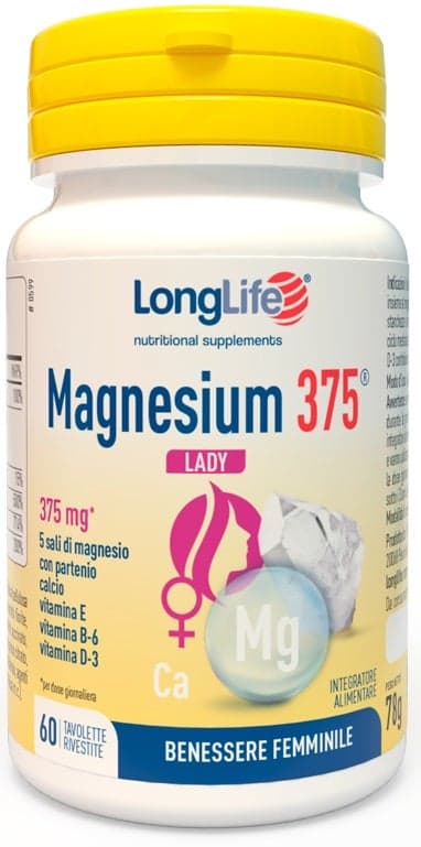 Longlife Magnesium 375 Lady – Nahrungsergänzungsmittel