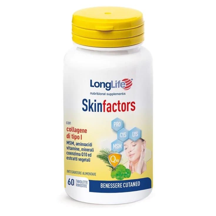Longlife Skin Factors – 60 comprimés