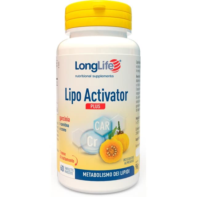 L-carnitine – 60 comprimés | Longlife Lipo Activator