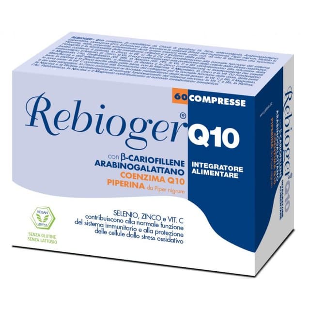 Échinacée + Multivitamines – 60 Comprimés | Rebioger Q10 Complément Alimentaire