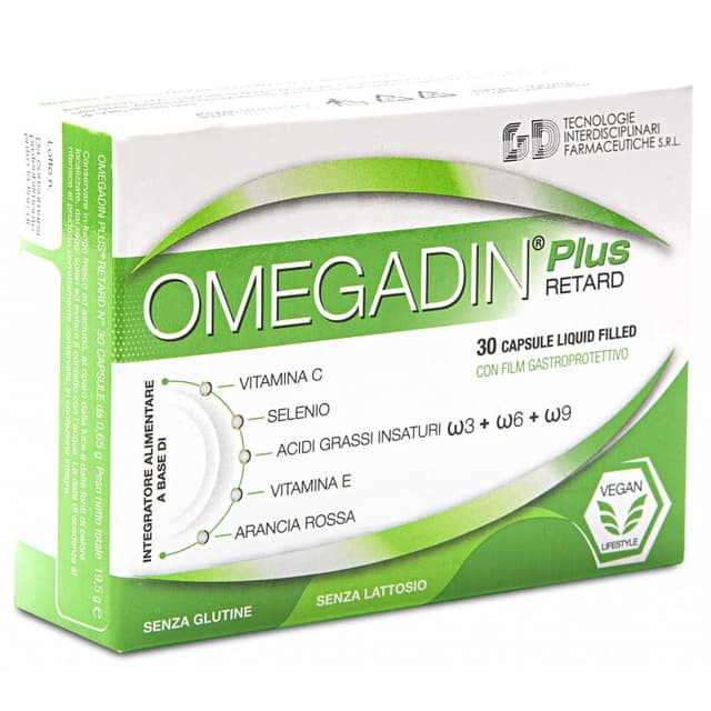 Oméga-3 EPA et DHA – 30 gélules | Omegadin Plus Retard