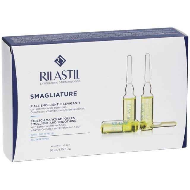 Rilastil Smagliature Ampoules – 10 Ampoules x 5 ml