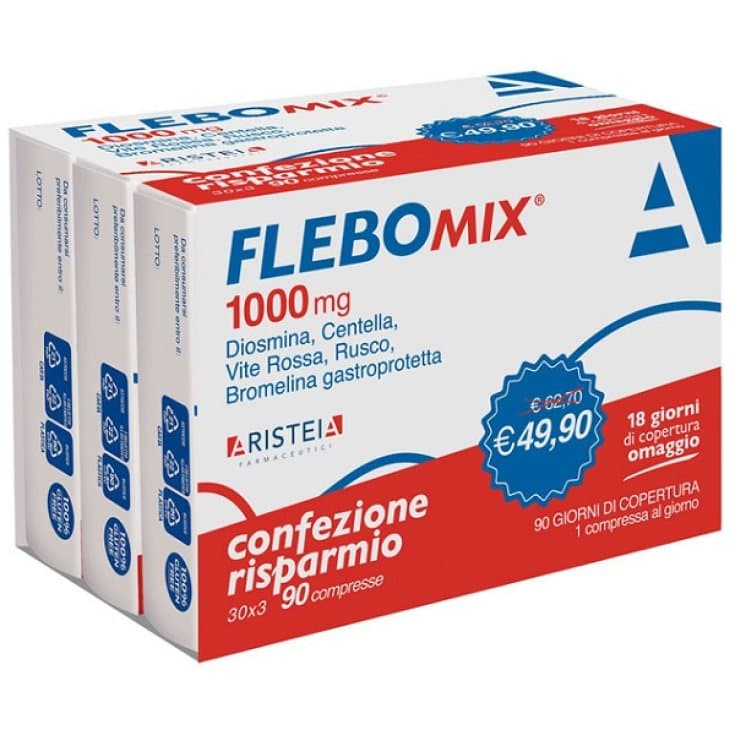 Flebomix 1000 mg Tri-Pack – 90 comprimés