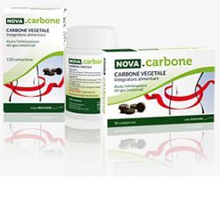 Charbon actif Nova – 120 comprimés