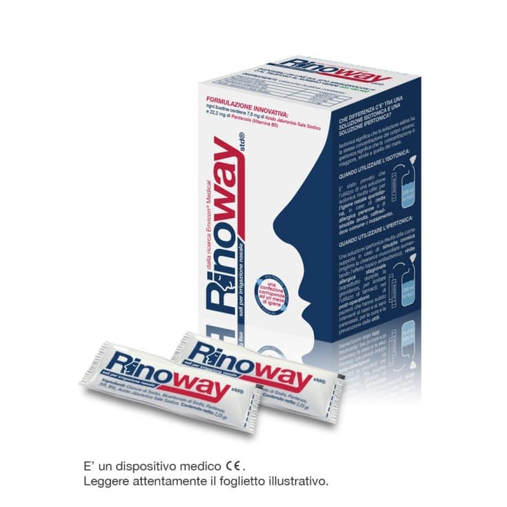 Rinoway Solution Isotonique de Chlorure de Sodium – 60 sachets