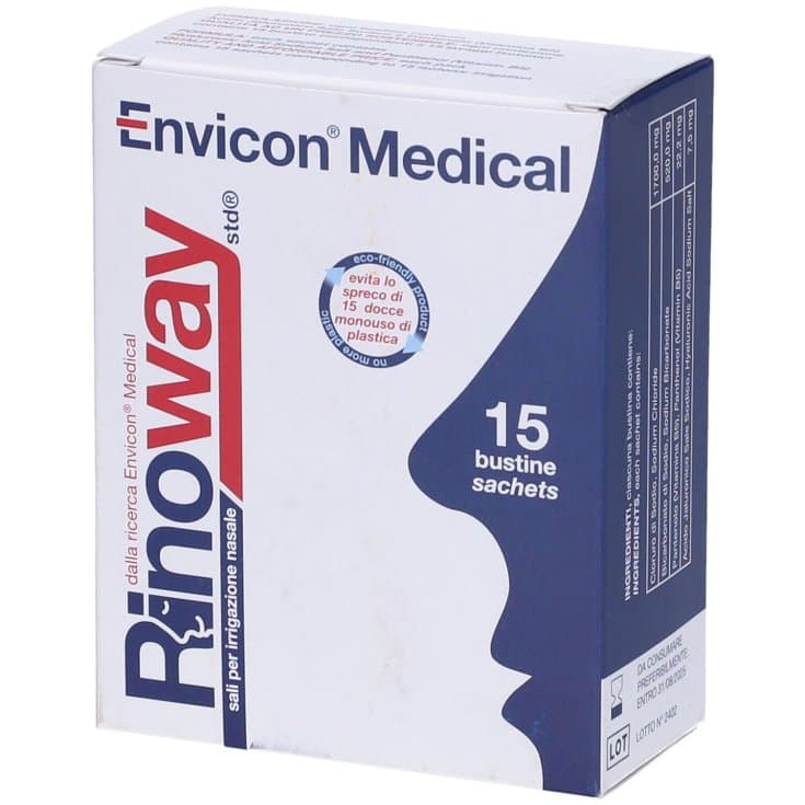 Rinoway Plus – 15 sachets de sels isotoniques