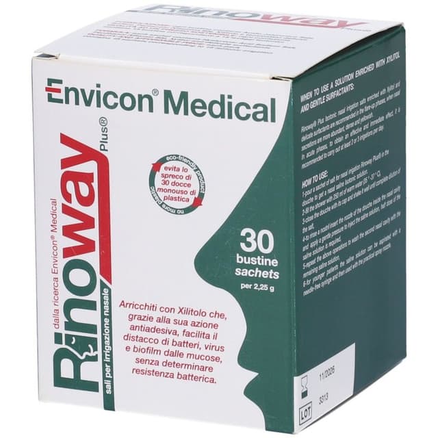 Rinoway Plus – 30 sachets de sels isotoniques