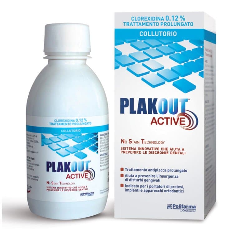 Plak Out Active Chlorhexidine 0,12% – Bain de bouche