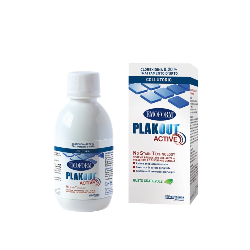 Plak Out Active Chlorhexidine 0,20% – Bain de bouche