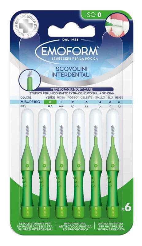 Emoform Scovolino ISO 0 – Brossette Interdentale Verte