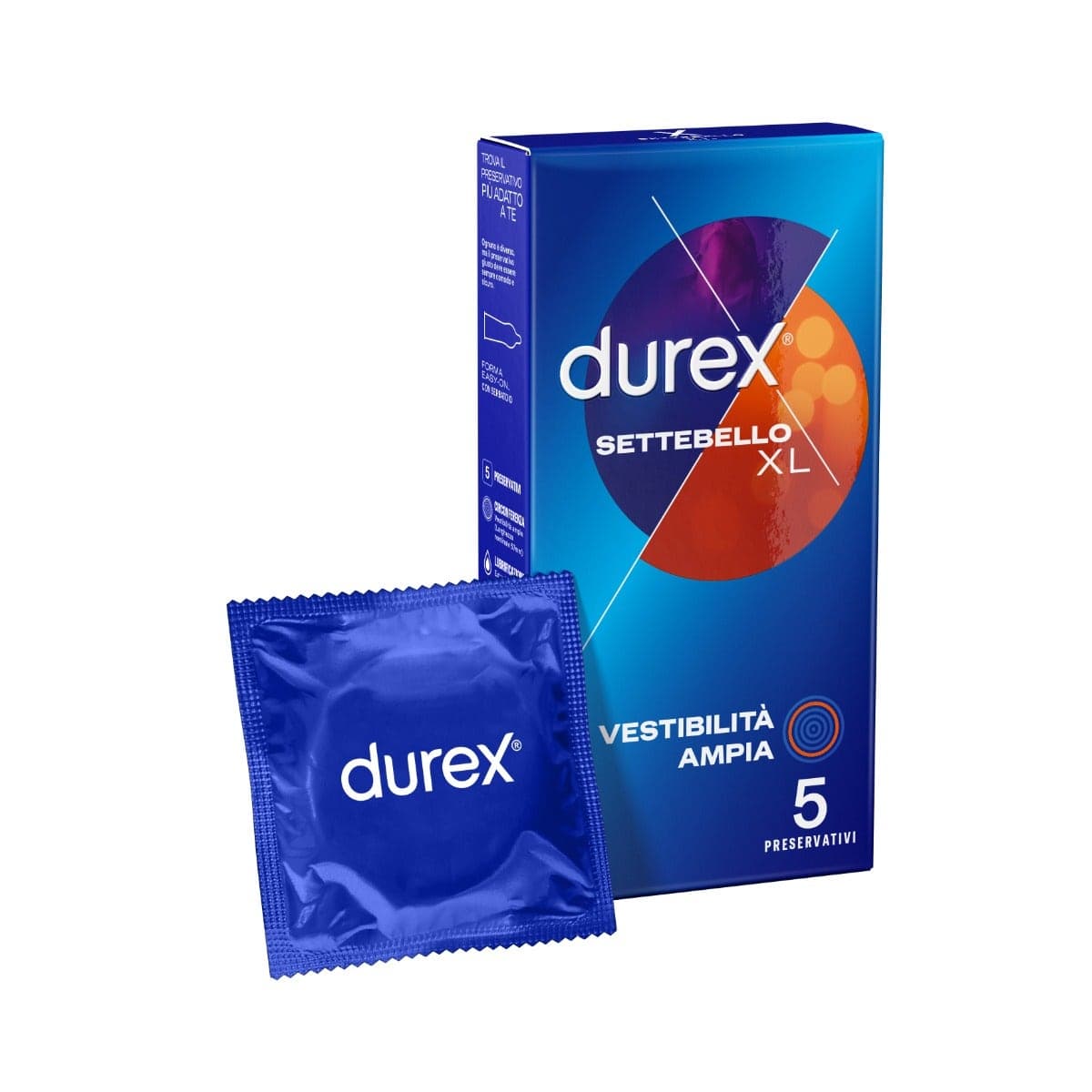 Durex Settebello XL – 5 préservatifs