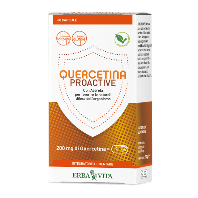 Quercétine + Vitamine C – 60 gélules | Quercetina Proactive