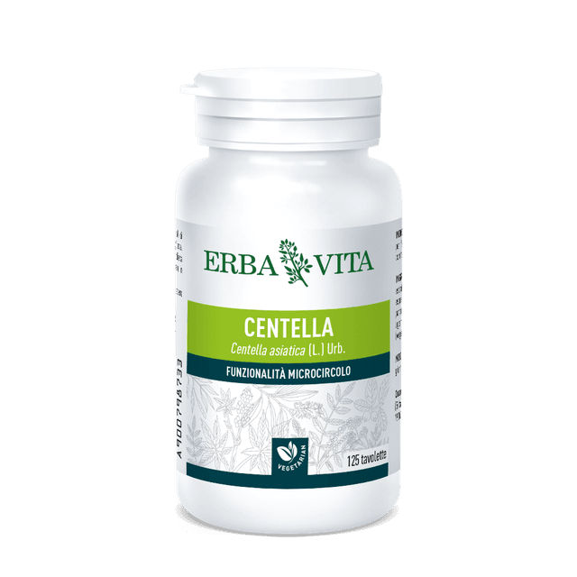 Centella Asiatica – 125 comprimés de 400 mg | Erba Vita