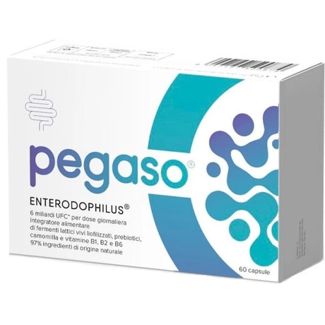 Probiotiques (ferments lactiques) + Complexe vitamines B – 60 gélules | Pegaso Gonfiore