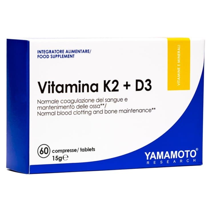 Yamamoto R Vitamin K2+D3 – 60 comprimés