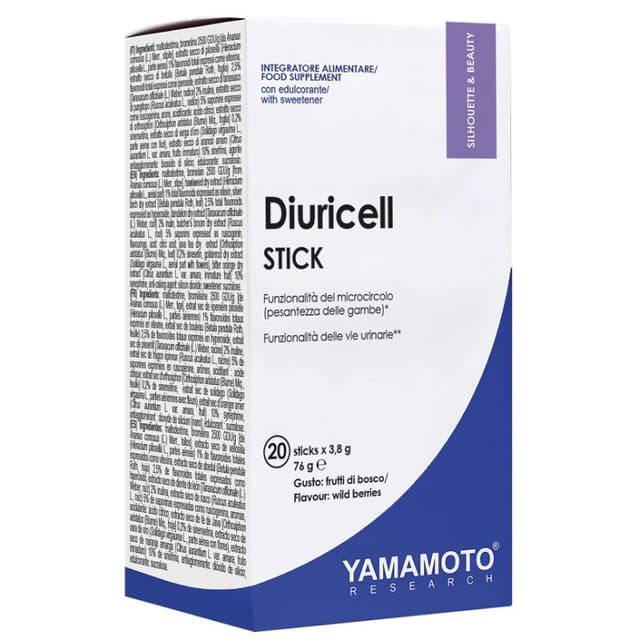 Broméline + Bouleau – 20 sachets | Diuricell Stick Fruits Rouges