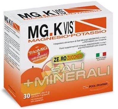Magnésium + Potassium – 30 sachets | MGK Vis Orange Zero Sucre