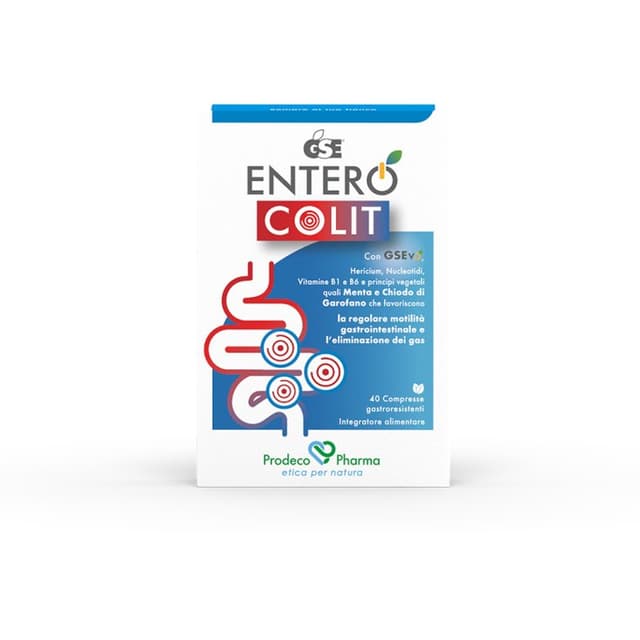 Pépins de pamplemousse + Vitamine B6 – 40 comprimés | GSE Entero Colit