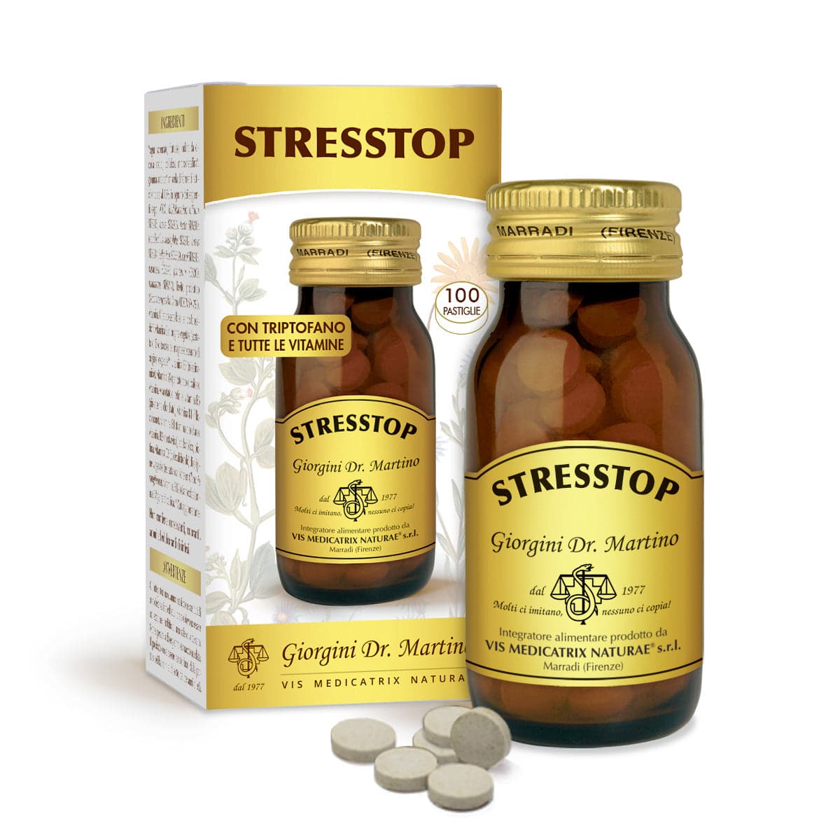Stresstop – 100 Pastilles