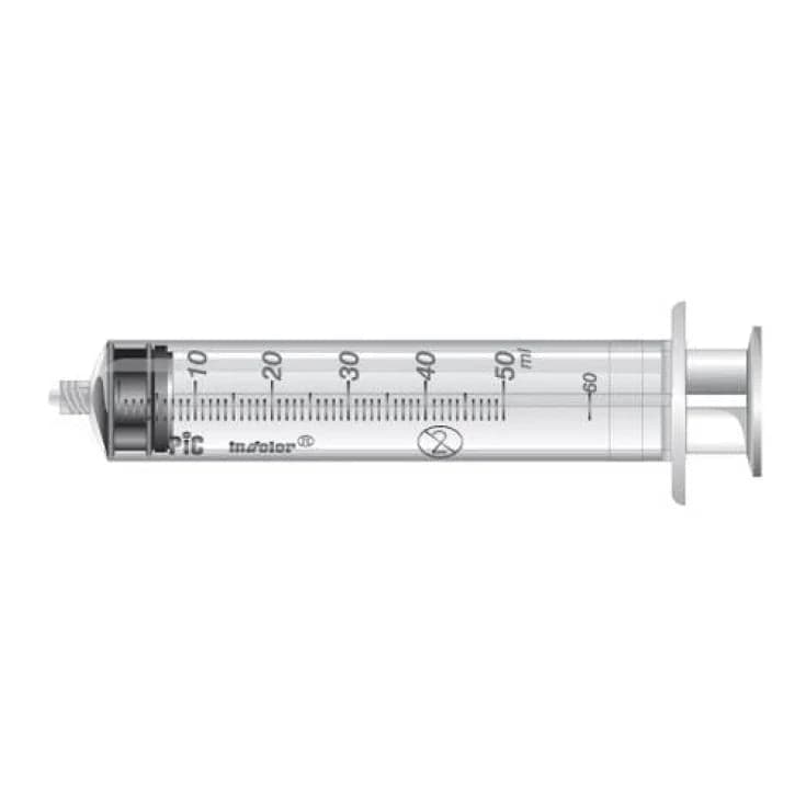 Seringue PIC pour insuline 50 ml sans aiguille