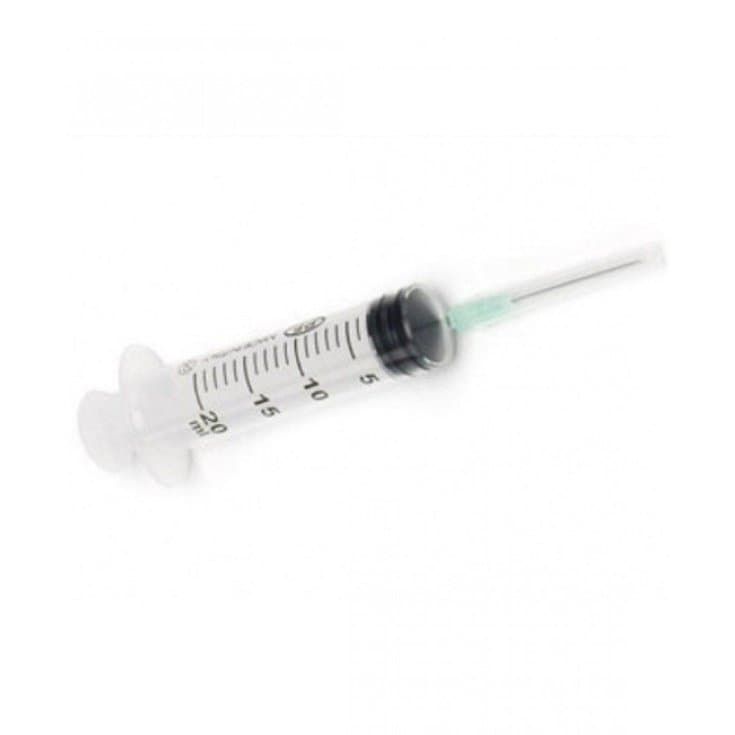 Seringue Pic 20 ml aiguille Gauge 20, 1 1/2"