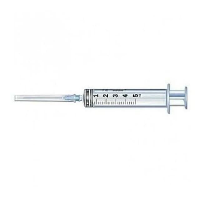 Seringue jetable 5 ml – Aiguille 23G (mod. 75160)