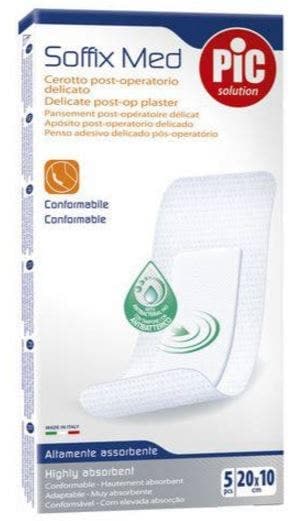 Soffix Med Pansement – 5 Pièces 10x20 cm