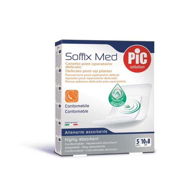 Soffix Med Pansements stériles – 10×8 cm, 5 boîtes