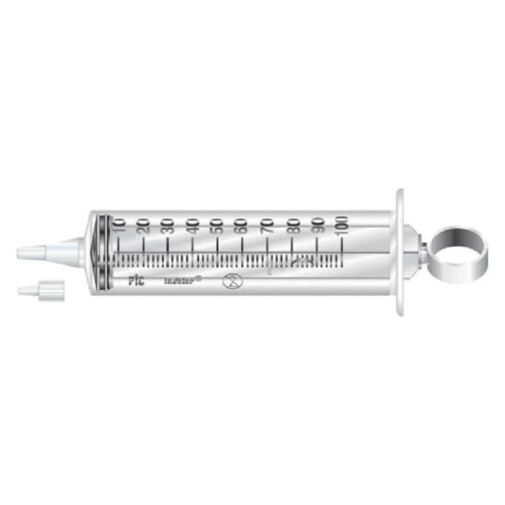 Seringue PIC pour cathéter 100 ml sans aiguille