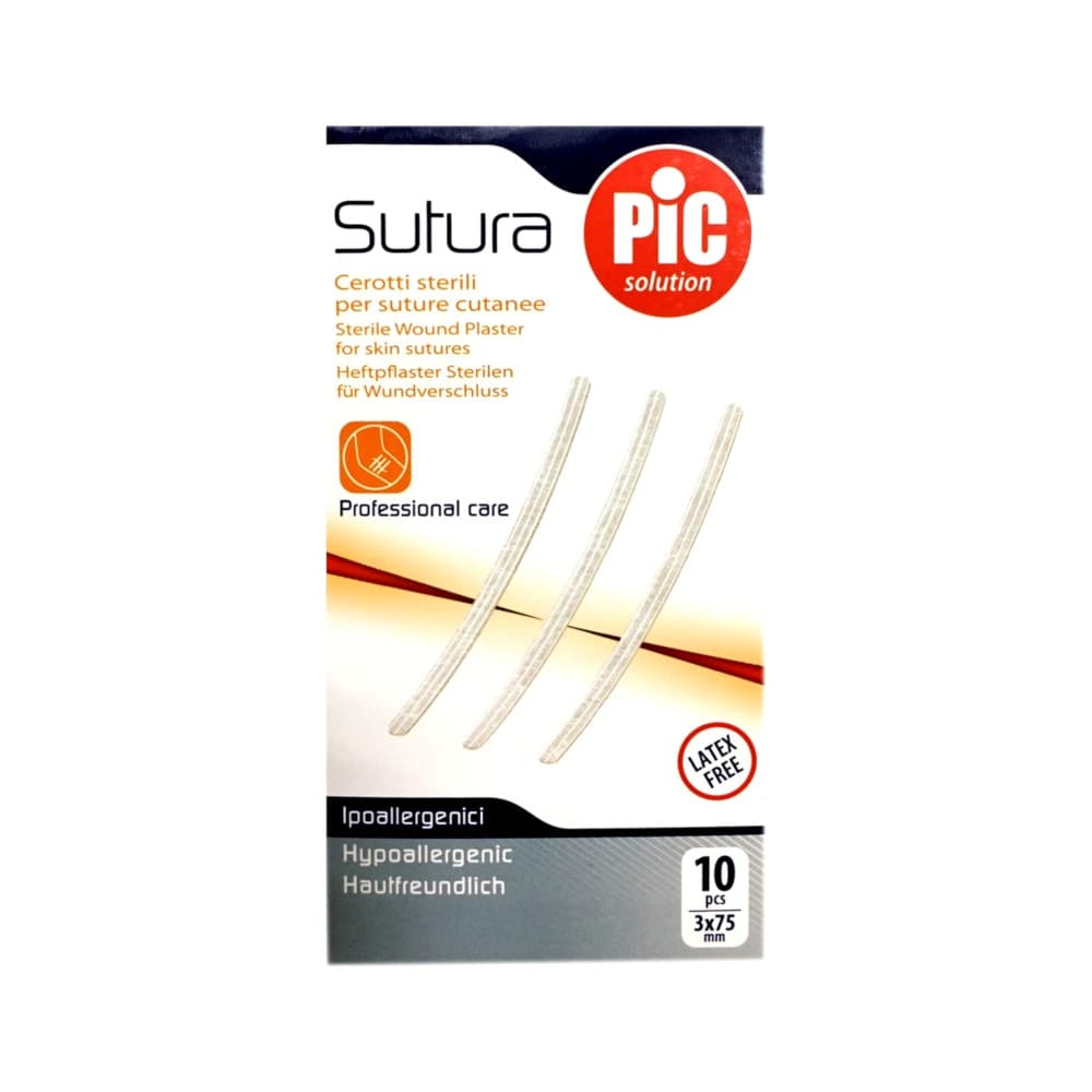 CER PIC Sutura – Wundverschlussstreifen 3 x 75 mm, 10 Stück