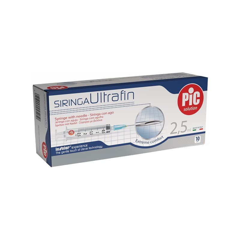 Seringue Ultrafin 2,5 ml – 10 pièces