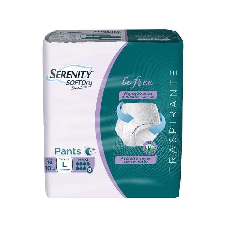 Serenity Pants SD Sensitive – Taille L, 10 pièces