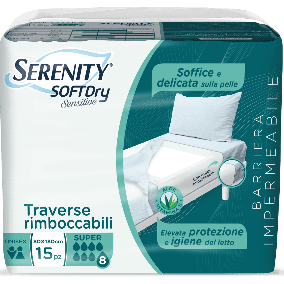 Serenity Traversen SD Sensitive – 80x180 cm, lot de 15