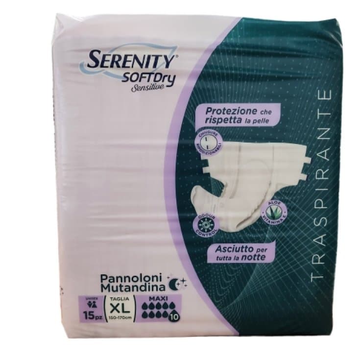 Serenity Pants Sensitive XL – 15 pièces