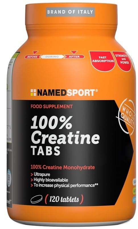 100% Creatine Tabs – 120 Tabletten