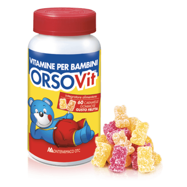 Multivitamines + Cassis – 60 Bonbons Sans Sucre | Orsovit Caramels